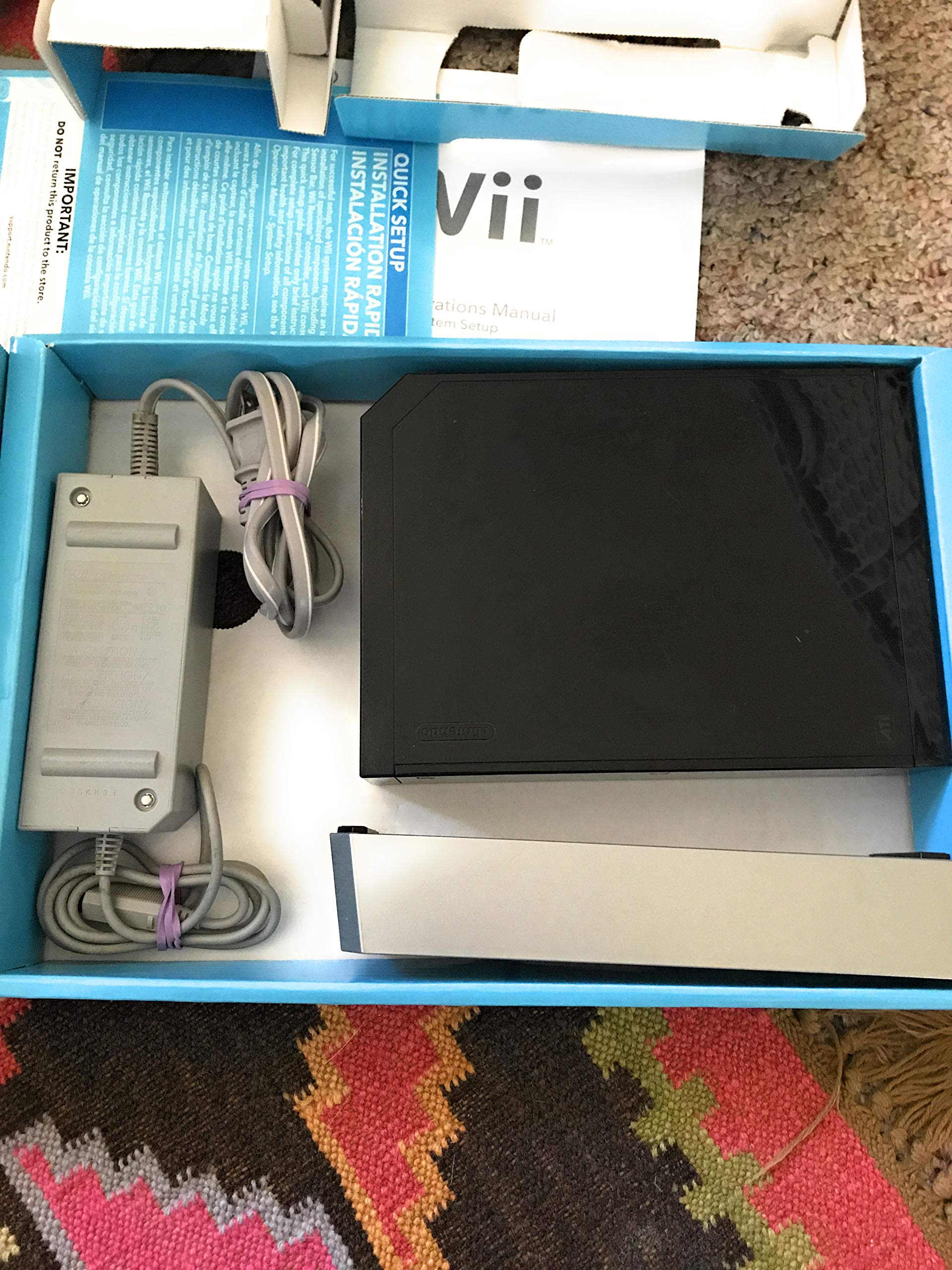 Wii Console with Mario Kart Wii Bundle - Black