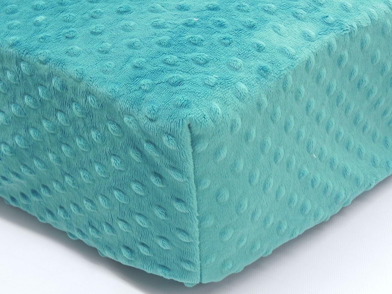 teal crib sheet