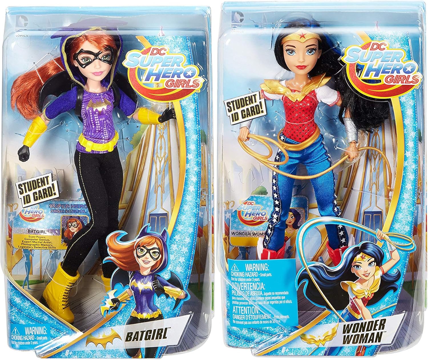 Amazon Com Ayb Products Hero Dc Students Girls 2 Pack Super 12