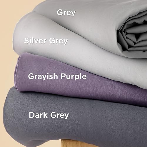 King Size Duvet Cover Set - 3 Piece Soft Brushed Polyester Bedding, Includes Duvet Cover & 2 Pillow Shams - View #4