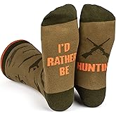 Lavley Fishing and Hunting Socks - Socks for Hunters and Fishermen, Fun Gift for Birthdays, Father’s Day, or Everyday Wear