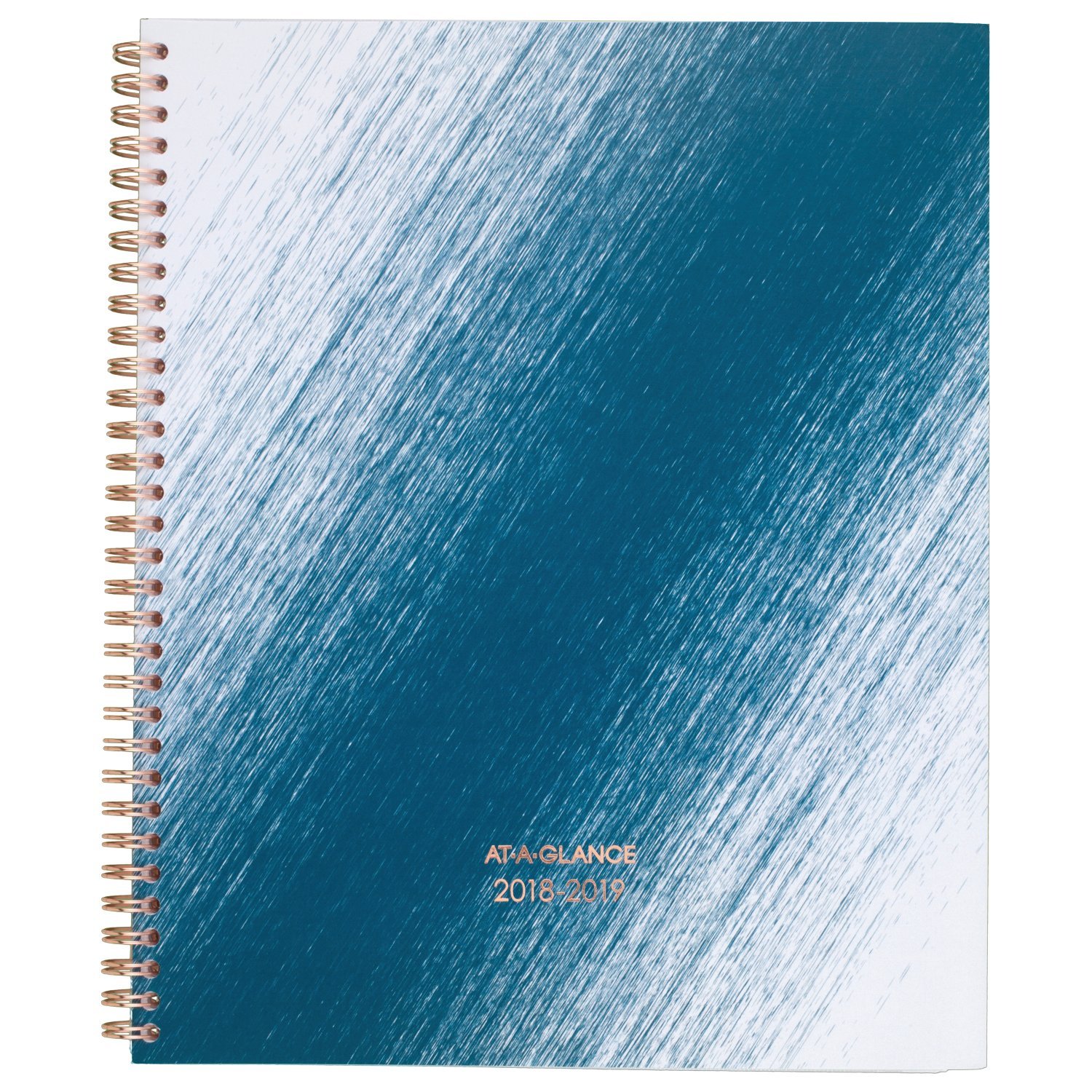 AT-A-GLANCE Academic Weekly/Monthly Planner, July 2018 - June 2019, 8-1/2" x 11", High Tide, Teal (1108-905A-42)