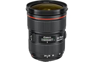 Canon EF 24-70mm f/2.8L USM Standard Zoom Lens for Canon SLR Cameras (Renewed)