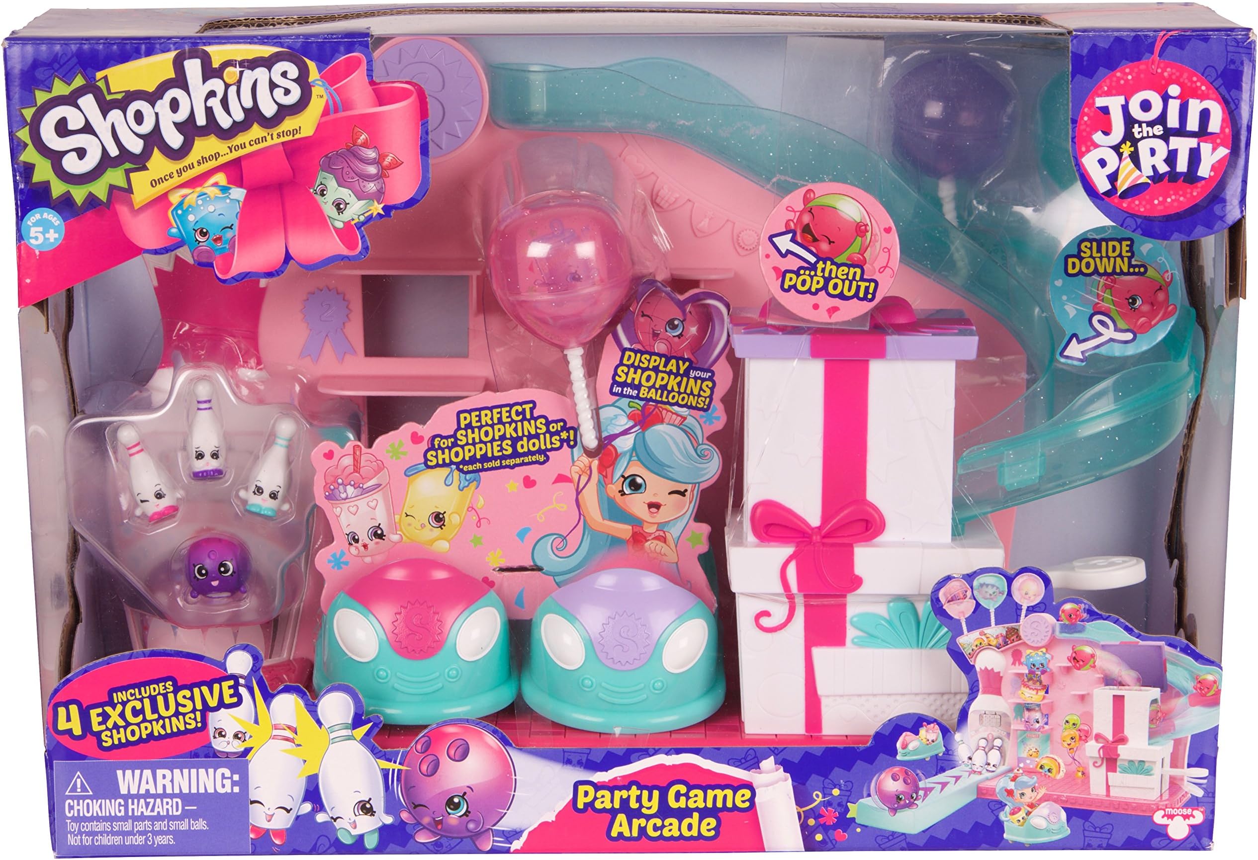 Shopkins Join the Party Large Playset - Party Game Arcade
