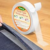 Hem Tape for Pants, Double-Sided Fabric Tape, No-Sew No-Iron, 1 in x 40 ft | NOT WASHABLE, Temporary No-Iron Hemming for Pants, Jeans, Clothes, Curtains, Dress and Arts; Light-to-Medium Fabrics