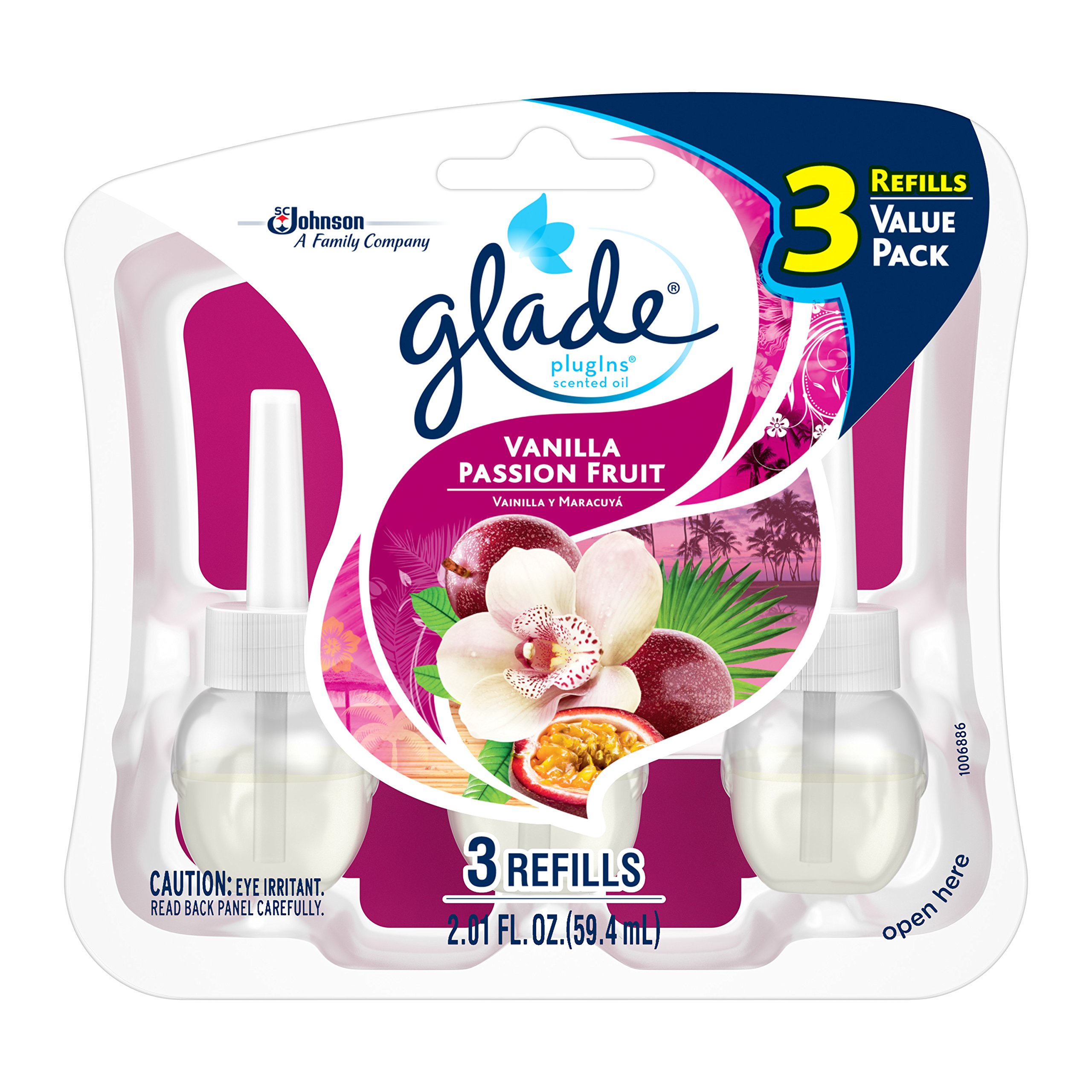 Glade PlugIns Scented Oil Air Freshener Refill, Clean Linen
