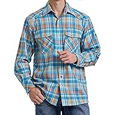 VANDISI FR Shirts for Men Fr Clothing for Men NFPA2112 7.5oz 100% Cotton Men's Fire Retardant Welding Shirts