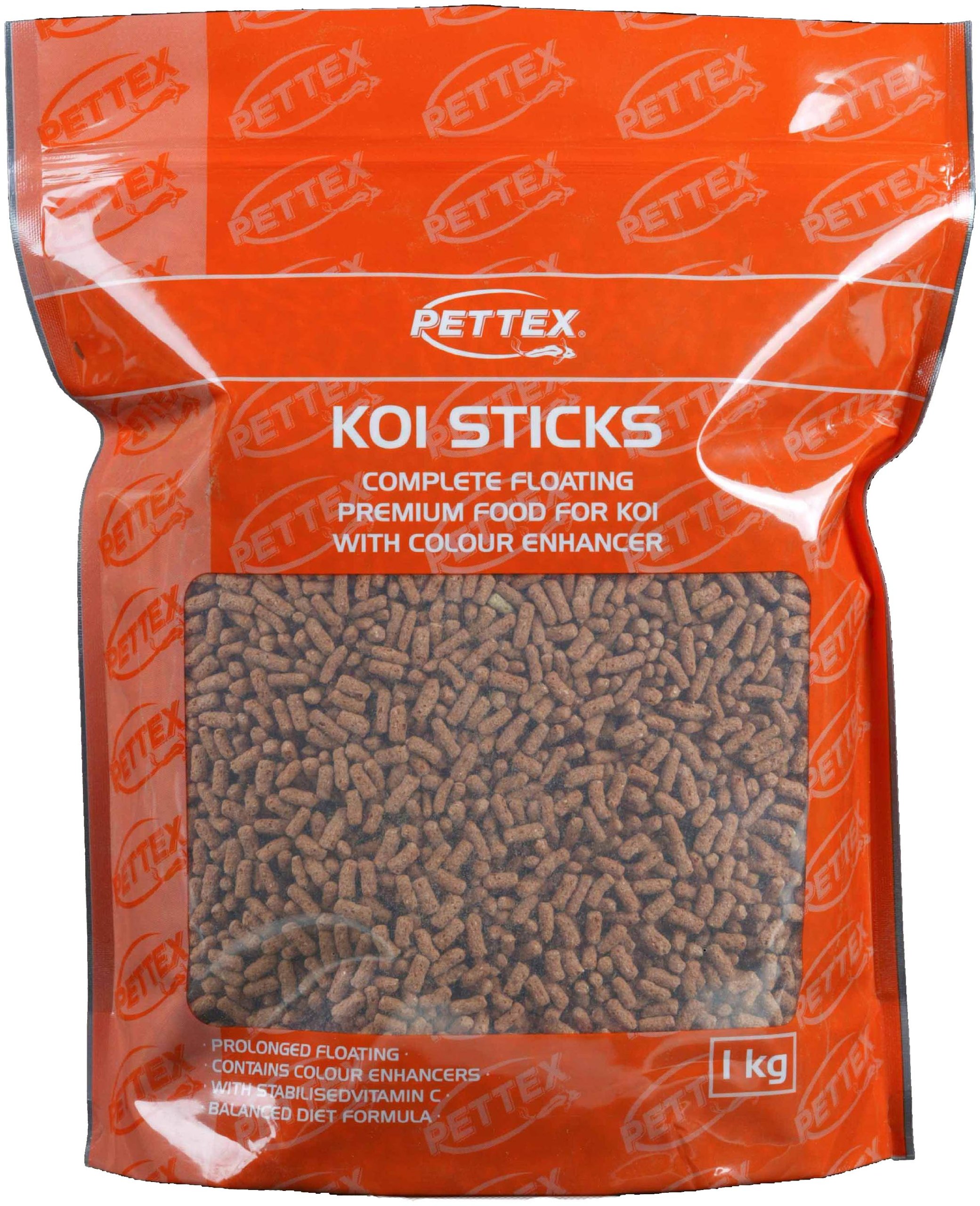 Pettex Premium Orange Koi Sticks 1 kg (Pack of 4)