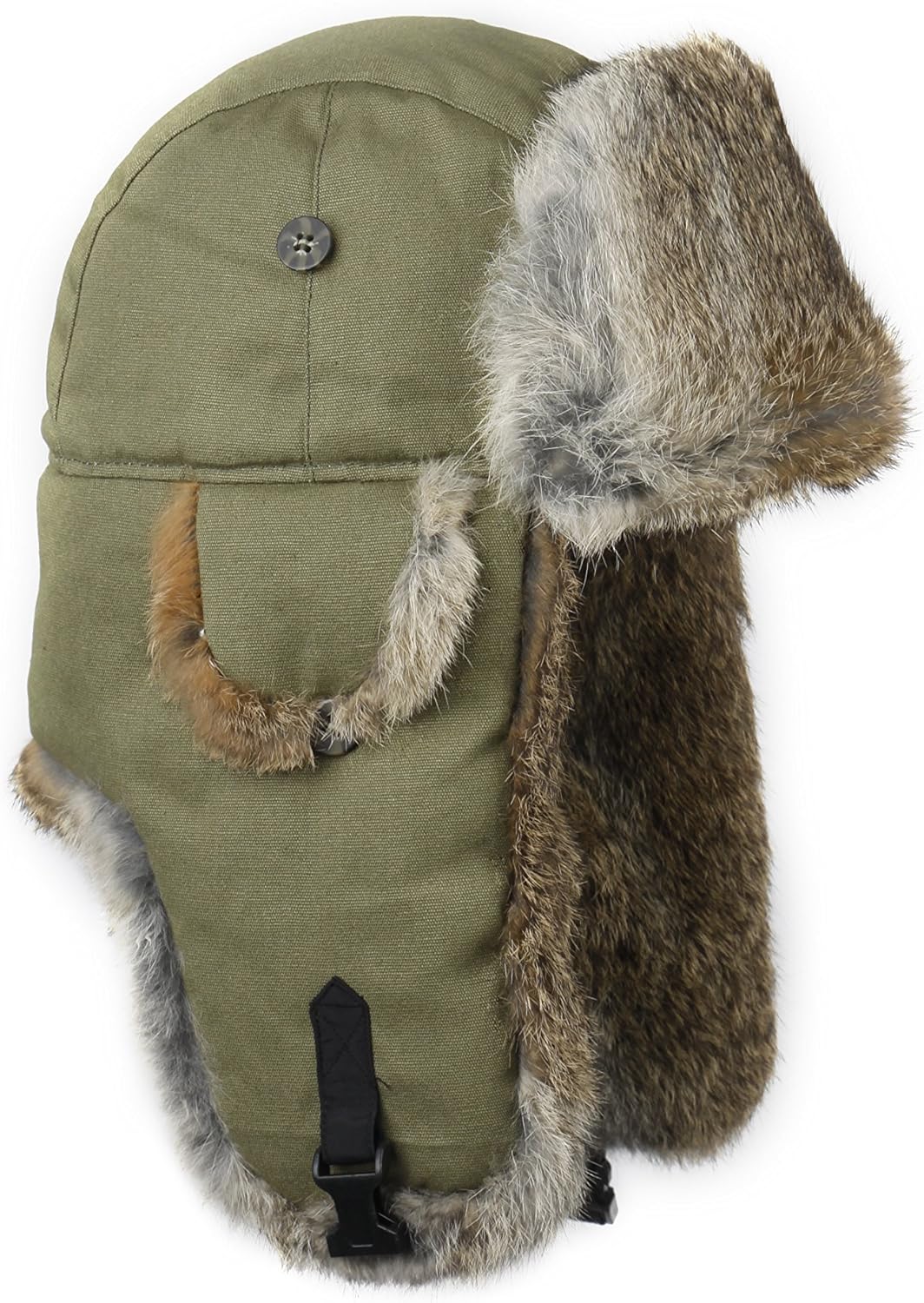 canvas aviator hat