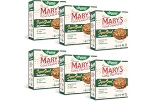 Mary's Gone Crackers Super Seed Jalapeño Crackers, Vegan Friendly, Kosher, USDA Certified Organic, Gluten Free & Non-GMO, 4 Ounce (Pack of 6)