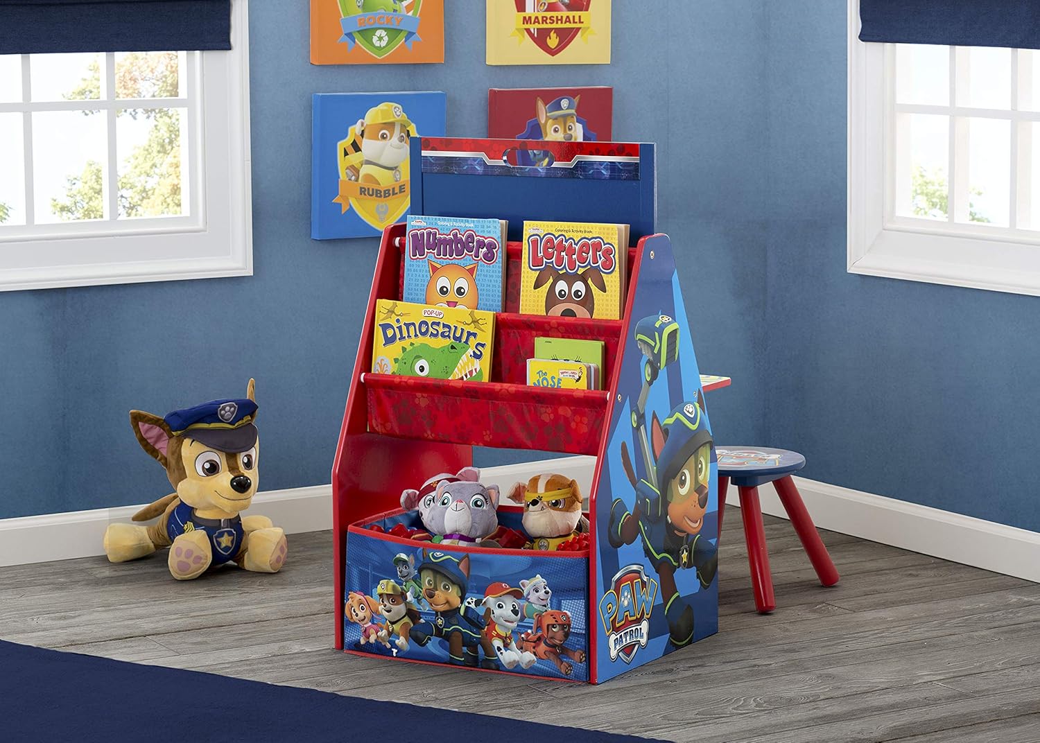 paw patrol on a roll art desk