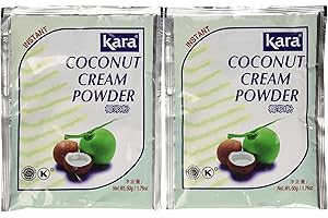 2 Packs Kara Coconut Cream Powder 1.76 Oz by N/A
