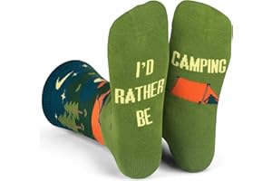 Lavley Outdoors Socks - Hiking and camping gifts for men and women - Great for nature lovers - Holiday or birthday gift