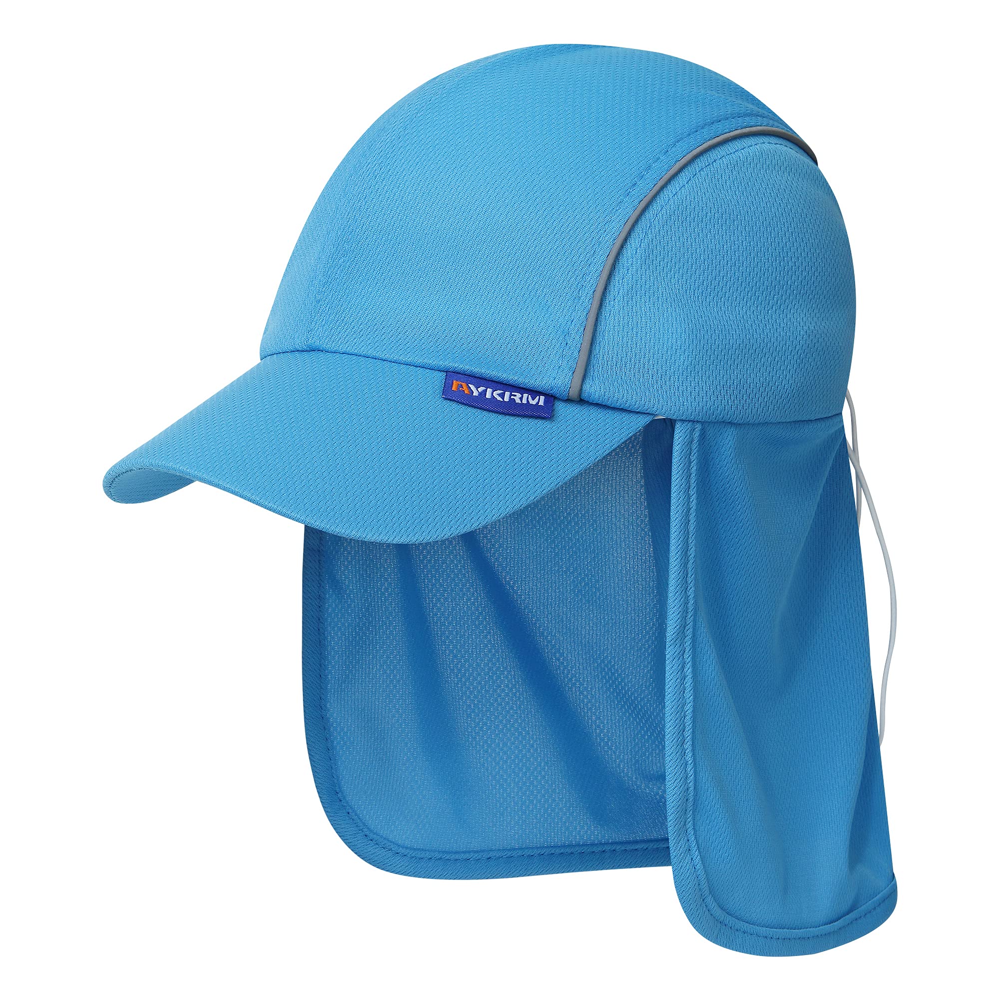 AYKRM Sky Blue Legionnaires Cap - Reflective Baseball Cap (Blue, 58CM)