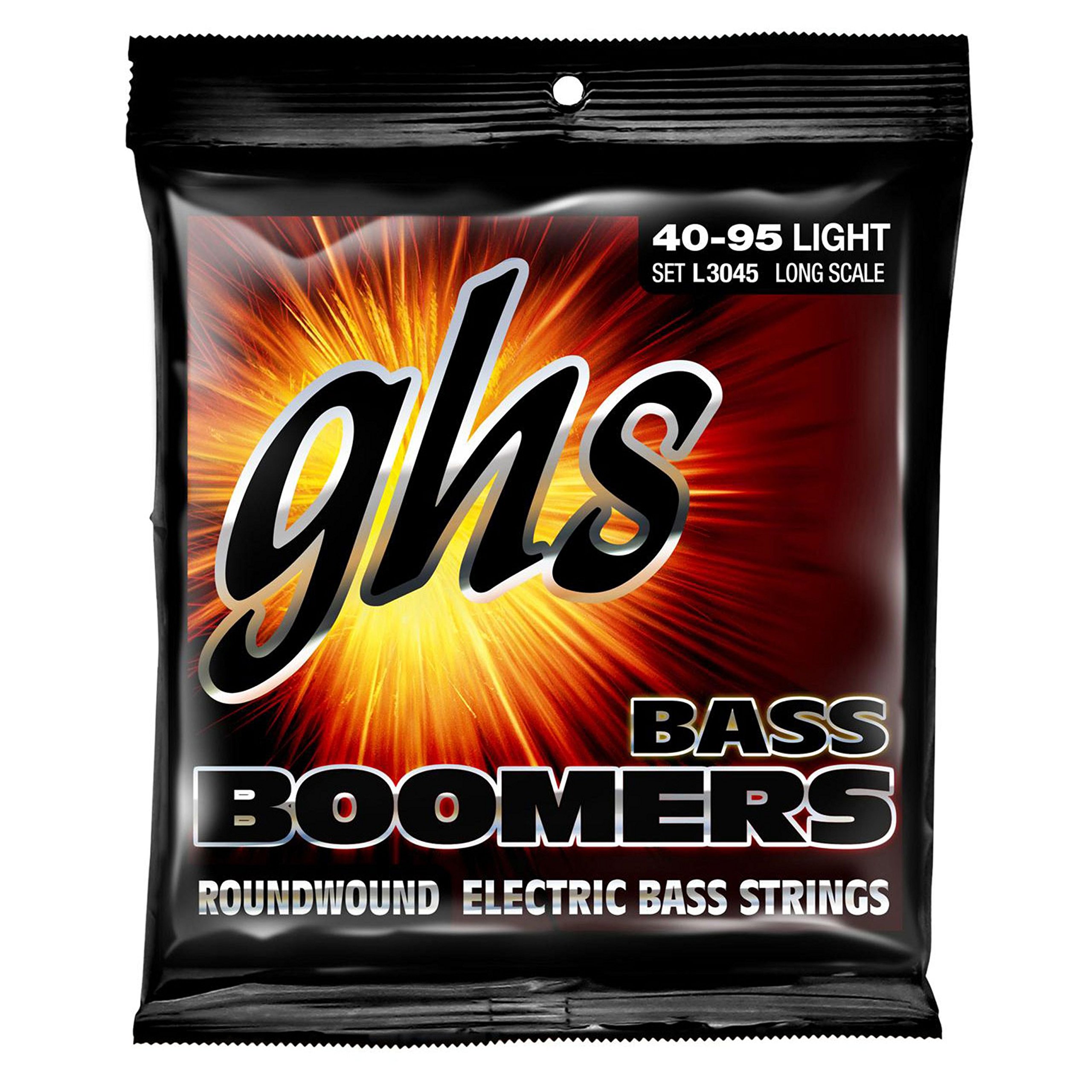 GHS BASS BOOMERS String Set For Electric Bass - L3045 - Light - Long Scale - 040/095