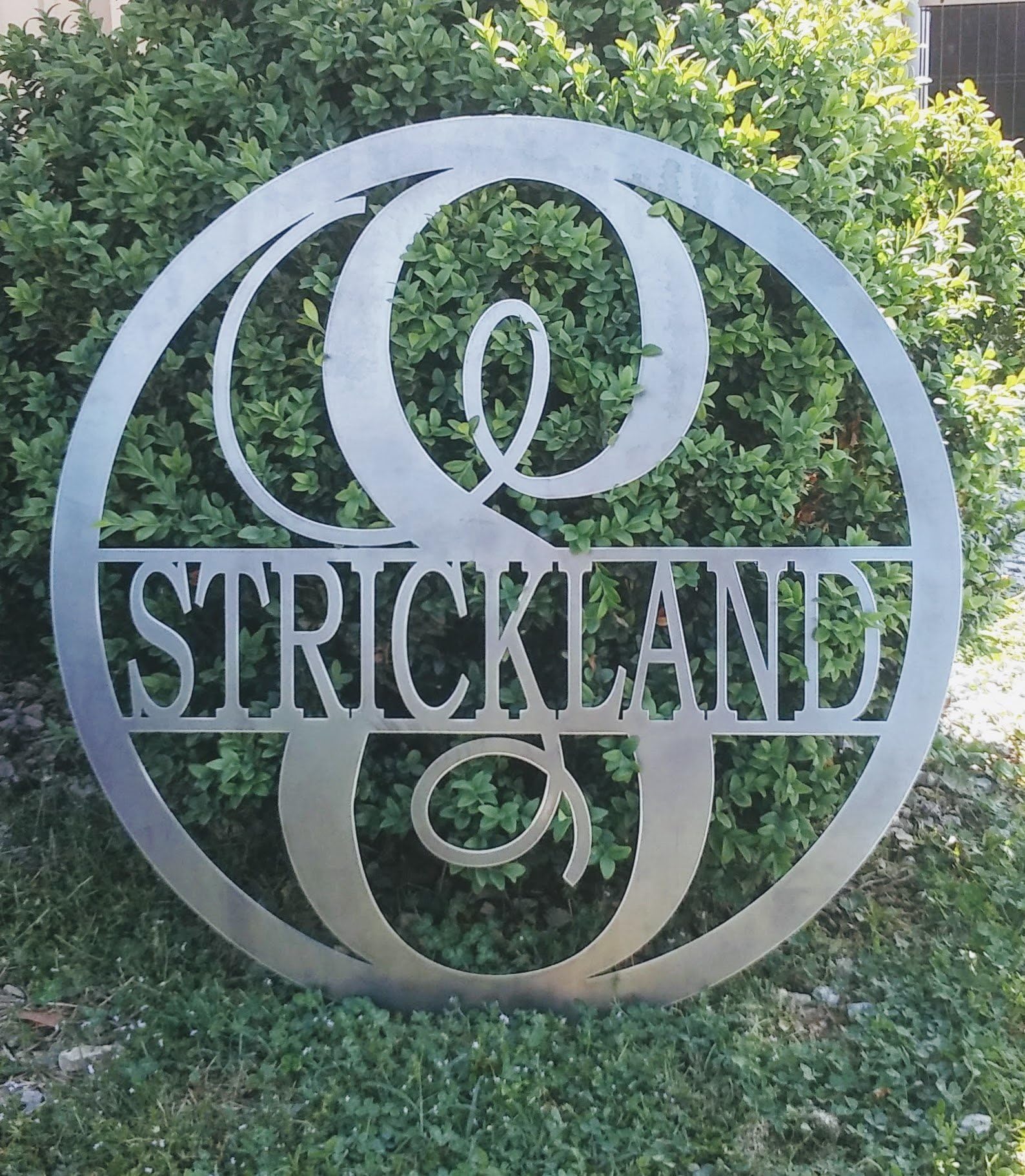 20 Inch Customized Monogrammed Family Name Sign