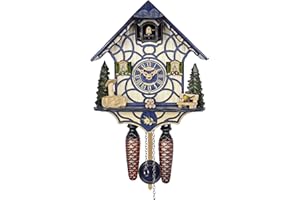 HerrZeit by Adolf Herr Quartz Cuckoo Clock - Magic Blue AH 34 QM