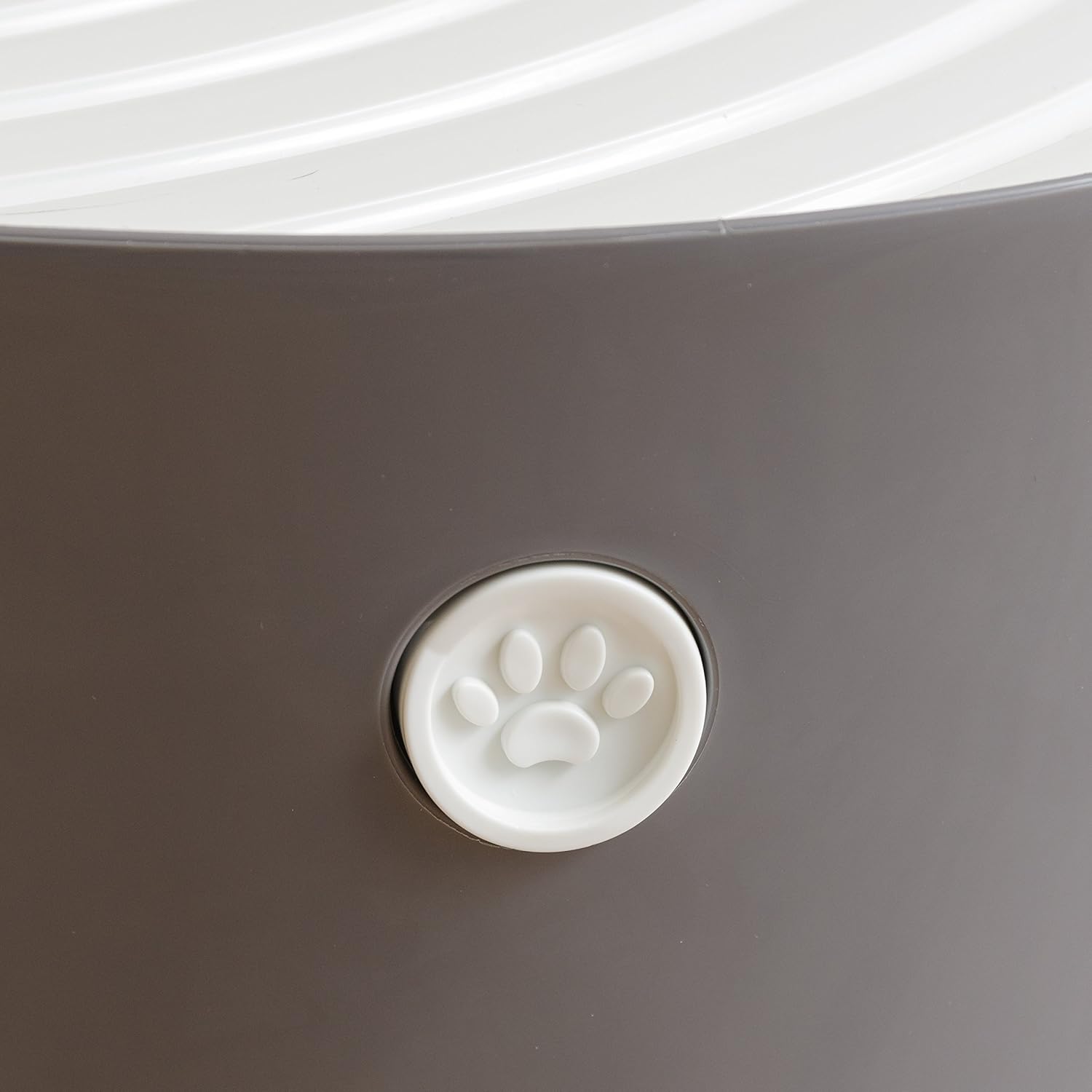 IRIS USA Top Entry Cat Litter Box with Cat Litter Scoop, Dark Gray & White, Dark Gray/White, Large Punt-530: Pet Supplies