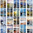 LiYiQ 100 Pcs Bible Verse Christian Bookmarks 6×2 inch Double-Sided Bookmarks for Christians Religious Bookmarks Cute Bookmarks for Reading Bookmarks for Students School Supplies