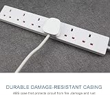 EXTRASTAR 6 Way Extension Lead 13A UK Plug 2m White Power Strip view 5