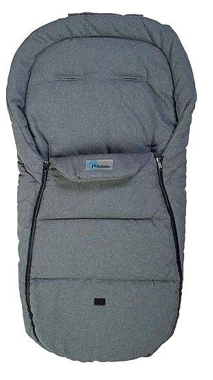 Altabebe AL2450L - 30 Sommerfußsack Lifeline für alle gängigen Kinderwagen, Buggys und Jogger, dunkelgrau