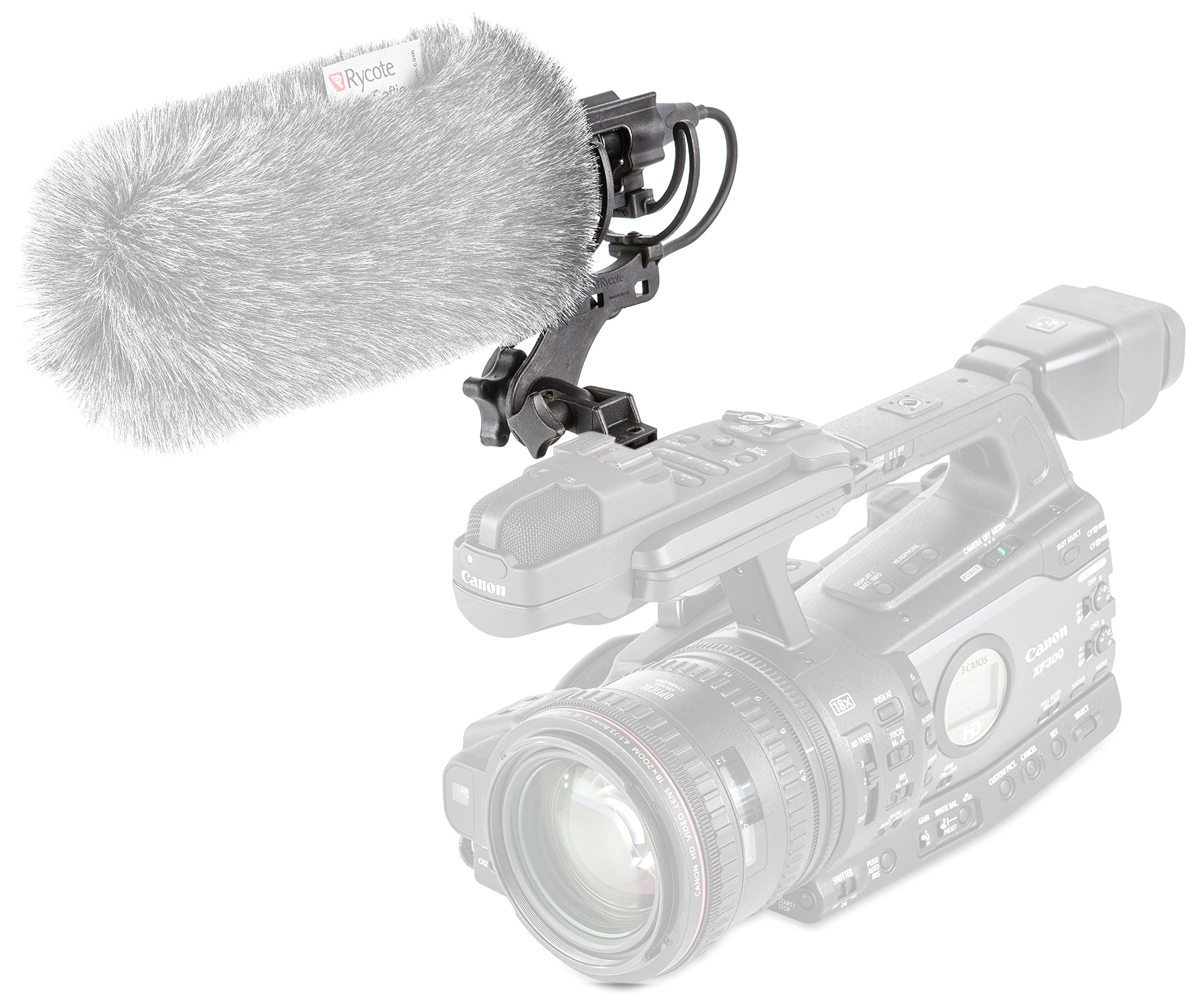 Rycote 037324 Universal Microphone Shock Mount and Mic Holder for Sony/Canon/Panasonic And JVC Camcorders & Cameras