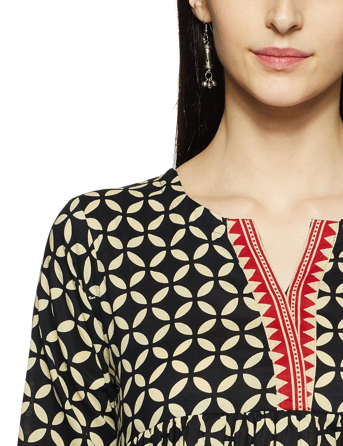 gerua women's anarkali salwar suit set