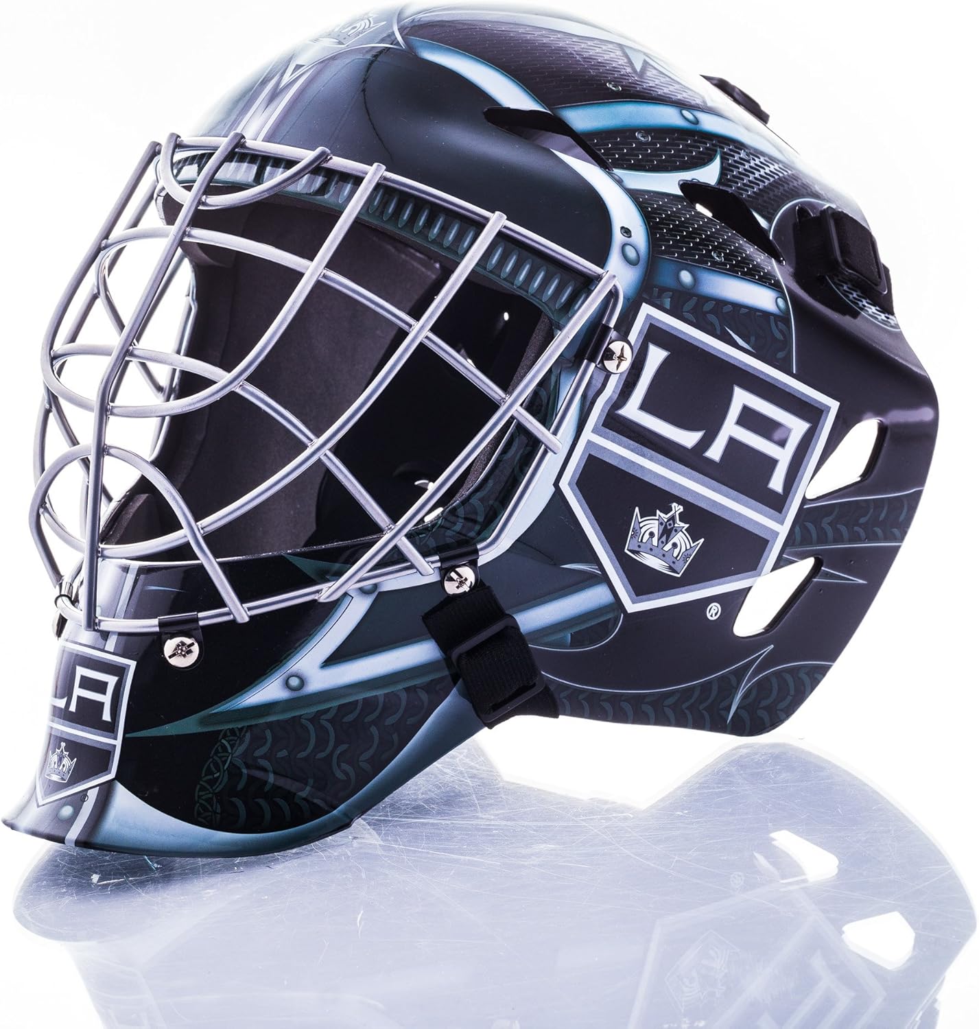 Franklin Sports NHL New York Islanders Hockey Goalie Face Mask - Goalie Mask for Kids Street Hockey - Youth NHL Team Street Hockey Masks : Sports & Outdoors