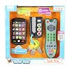Set di giochi elettronici con telecomando, chiavi e telefono