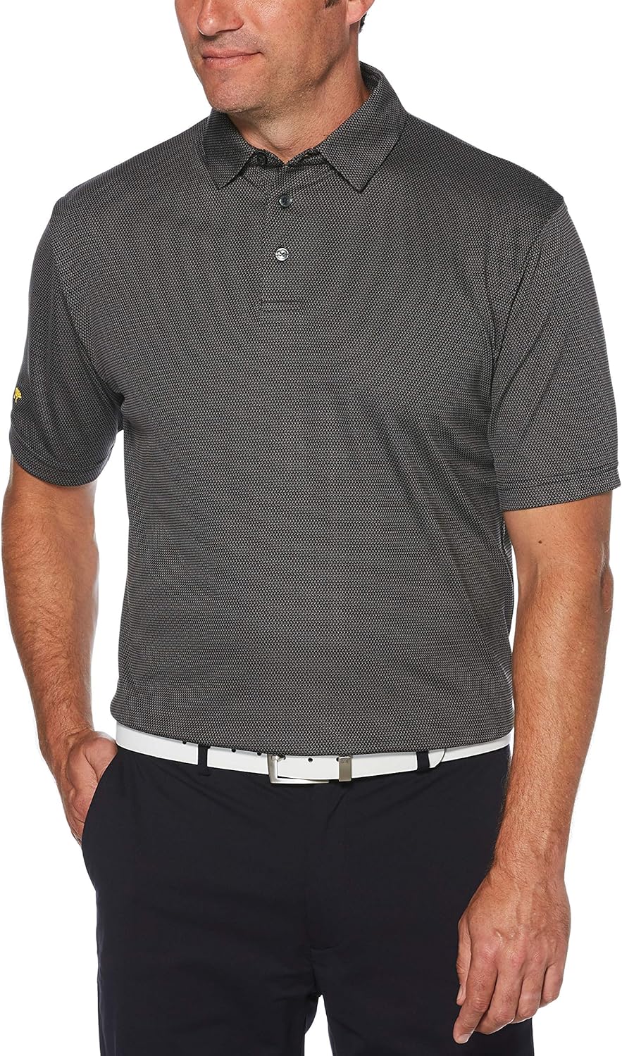 Jack Nicklaus Men's Mini Shadow Jacquard Golf Polo Shirt Amazon.co.uk