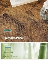 SONGMICS Bed Laptop Table with Adjustable Tilt 15.6 In Bamboo Desk LLD105B01 view 5
