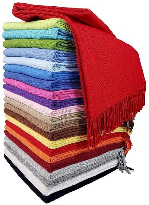 Plaid algodón/manta de algodón/colcha/130 cm x 170 cm/100% algodón ...