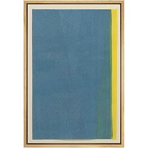 SIGNWIN Framed Canvas Print Wall Art Large Blue...