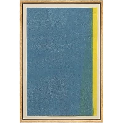 SIGNWIN Framed Canvas Print Wall Art Large Blue...