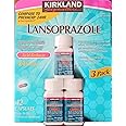 Kirkland Signature Kirkland Lansoprazole Delayed-Release Total 42 Capsules, Blue,14 Count (Pack of 3)