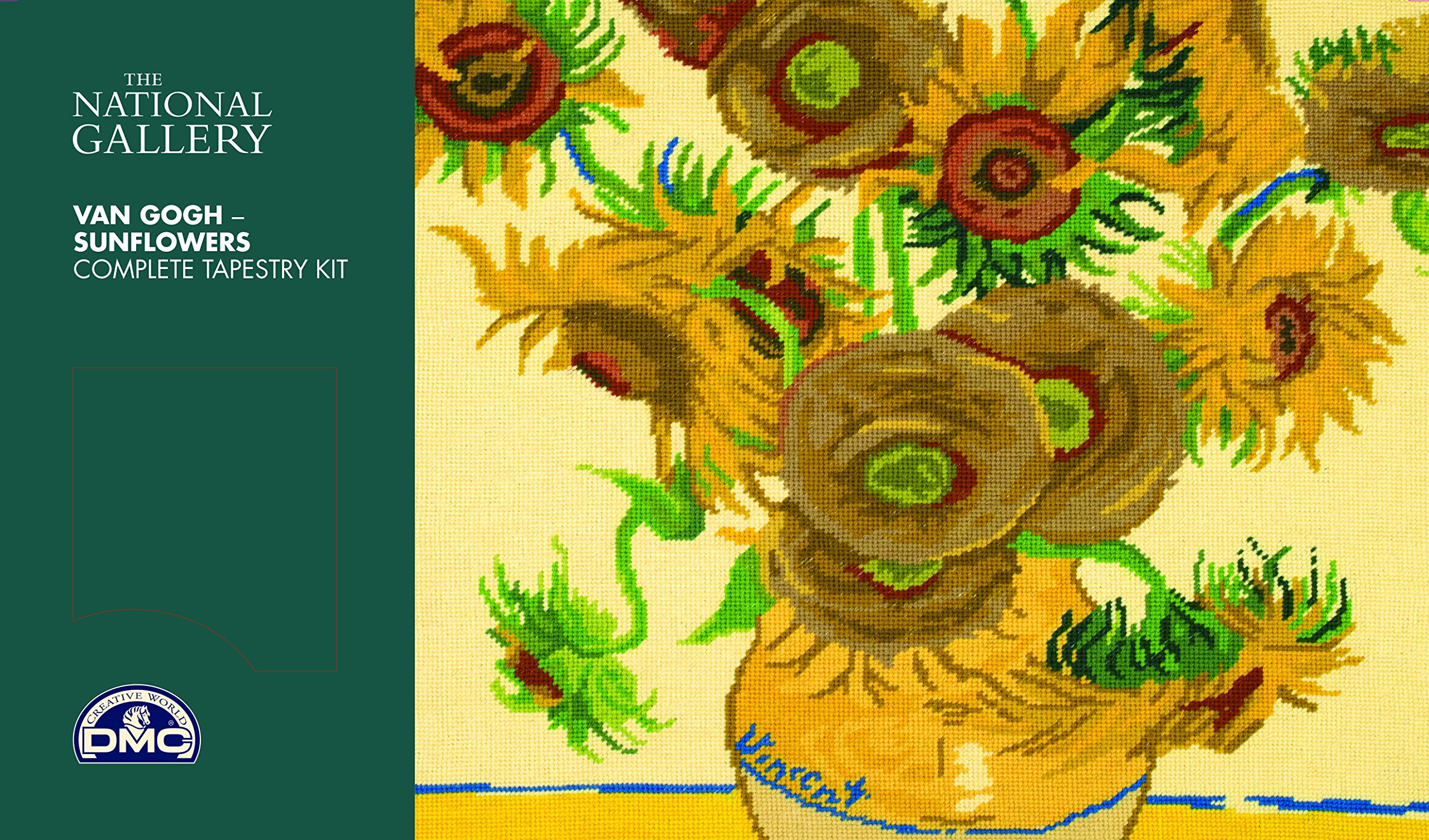 DMC National Gallery Tapestry Kit - Sunflowers – Van Gogh,