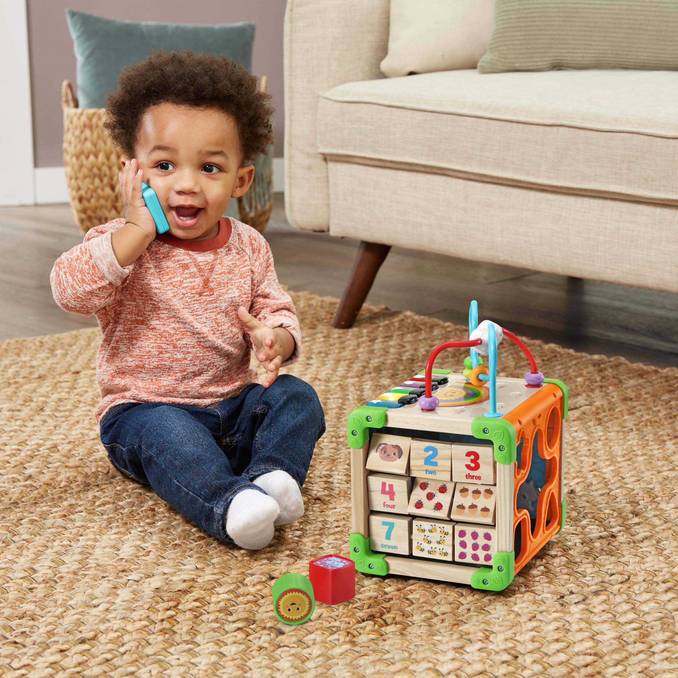 LeapFrog Touch and Learn Wooden Activity Cube