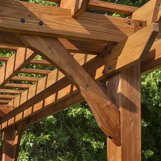Backyard Discovery Cedar Pergola: Amazon.es: Jardín