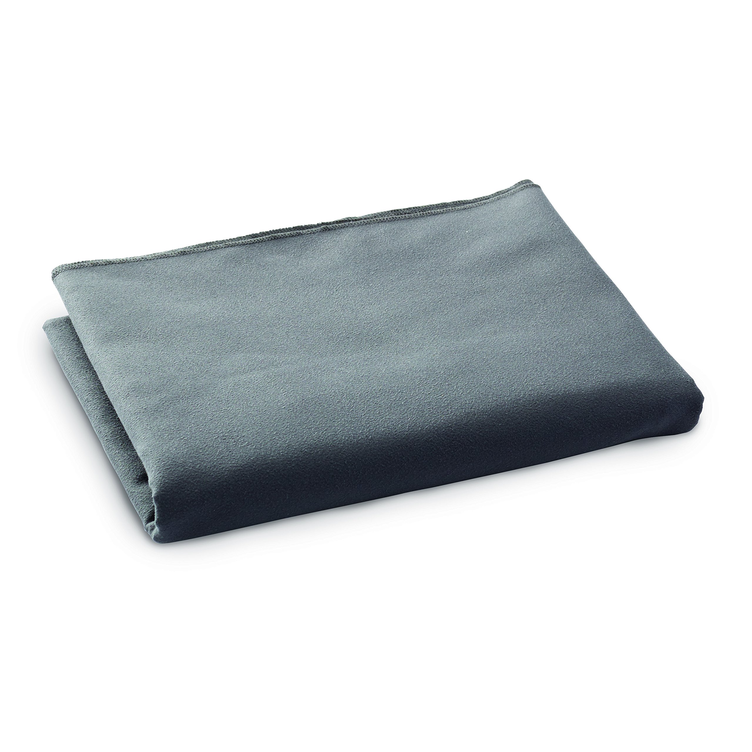 Photo 1 of Bucky Easily Packable, Compact Travel Blanket, Charcoal, 56x36