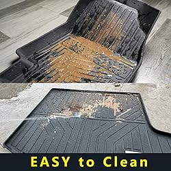 LJWAITO Floor Liners & Cargo Liners & Backrest Mat