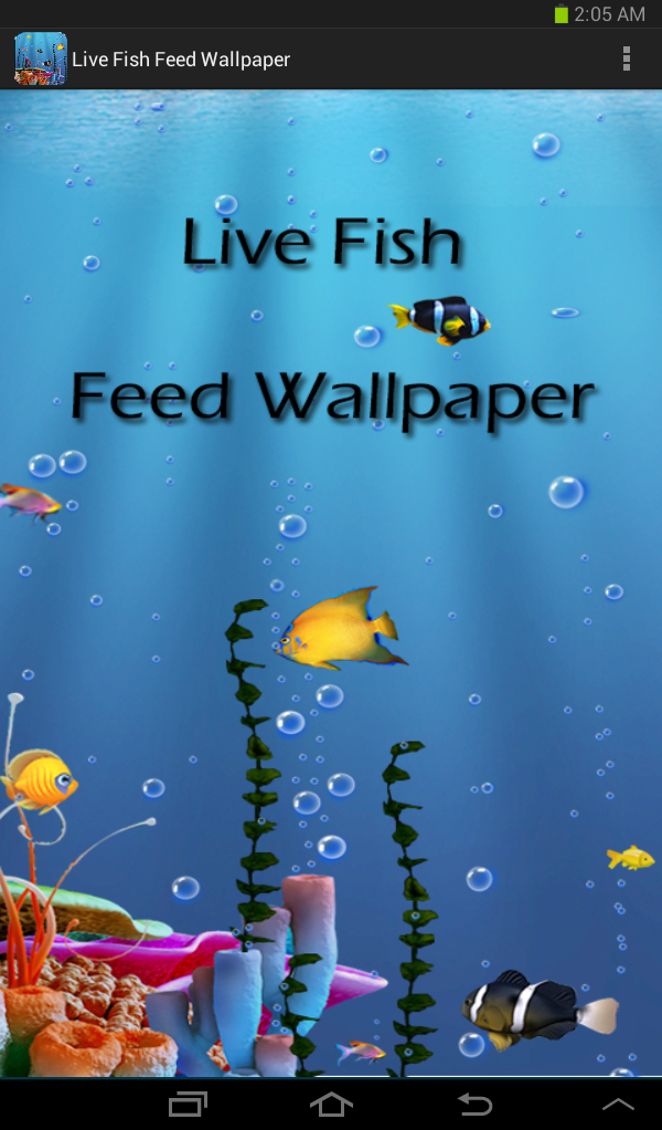Live Fish Feed Wallpaper Appstore for Android