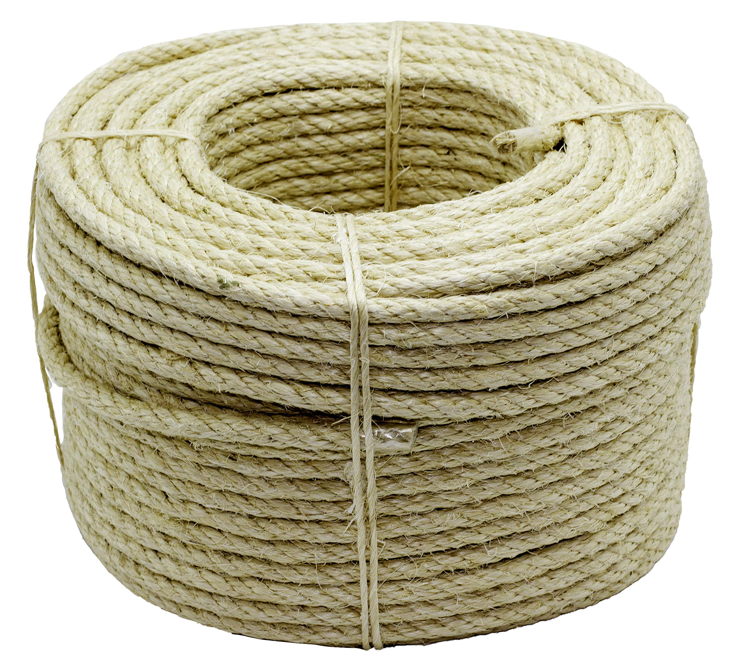Future 213260 Sisal Rope 4 Strands, Roll 10 mm x 100 m