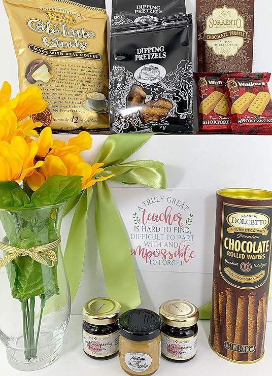 Teacher Appreciation Gift Box Basket Perfect for Best