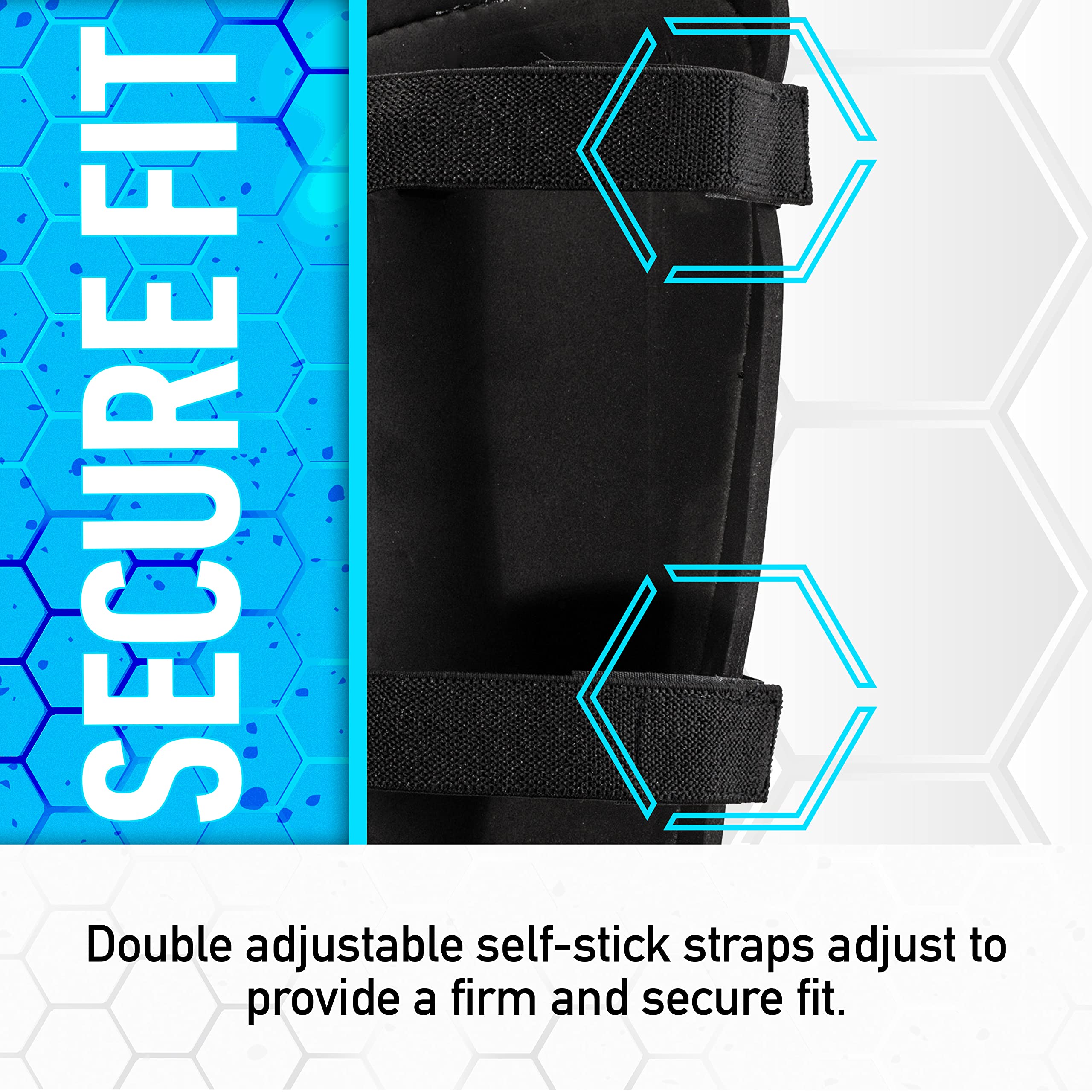 Franklin Sports Soccer Shin Guards for Youth + Adults - Superlight Shin Guards for Men, Women + Kids - (2) Shin Guard Set for Boys + Girls