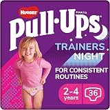 Huggies Pull-Ups Explorers Girls Size 5-6 48 Ct Nappy Pants Disney Wetness view 1