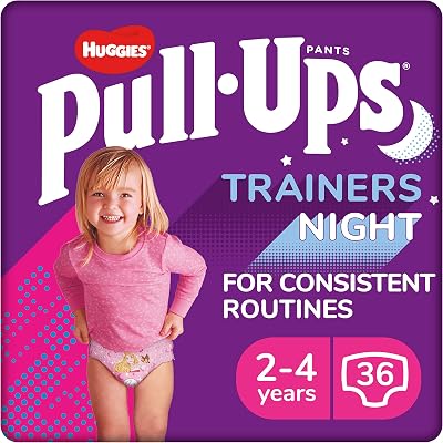 Huggies Pull-Ups Explorers Girls Size 5-6 48 Ct Nappy Pants Disney Wetness