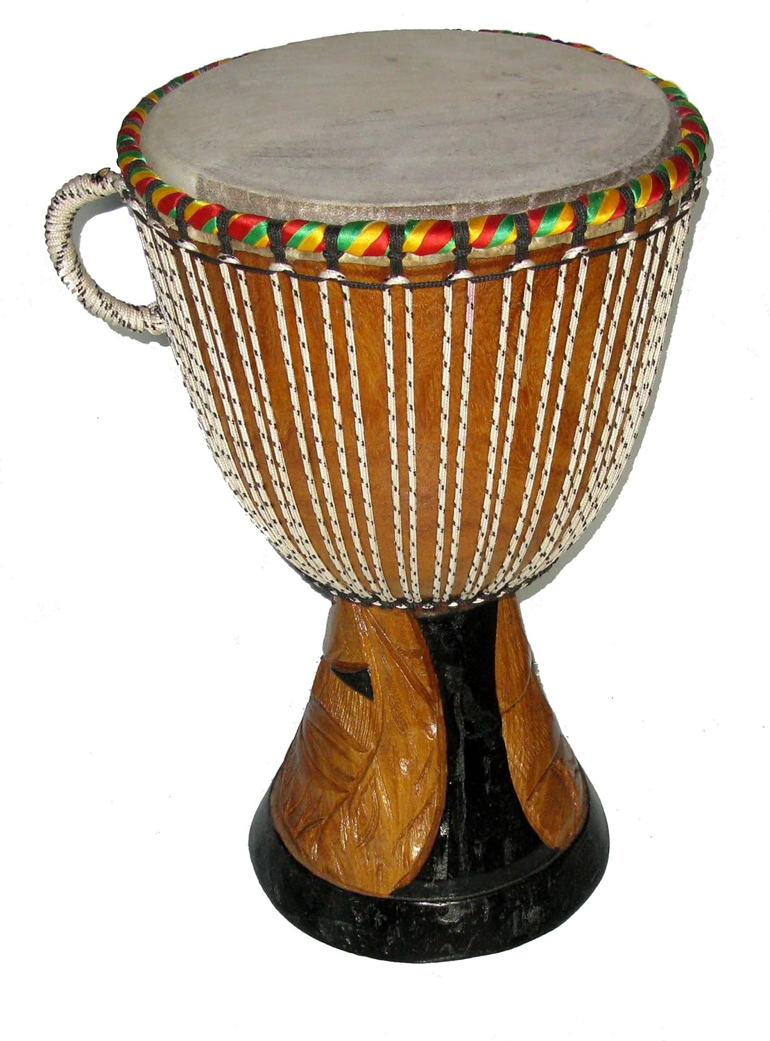 African Professional Djembe Drum 12" Drum Head Tom Tom Bongo Fair Trade