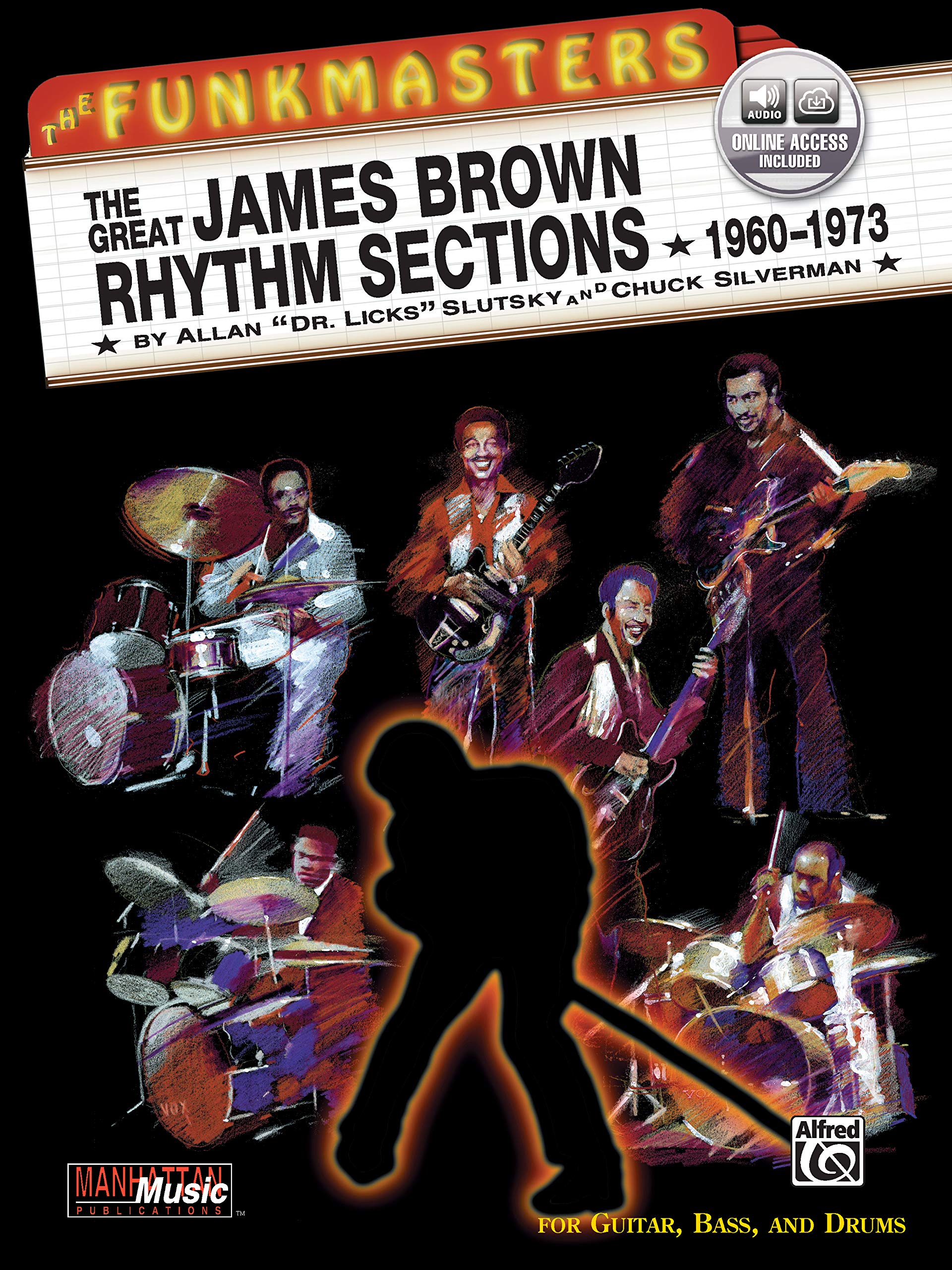 The Funkmasters — The Nice James Brown Rhythm Sections 1960-1973: For Guitar, Bass and Drums, Guide & On-line Audio (Manhattan Music Publications)
