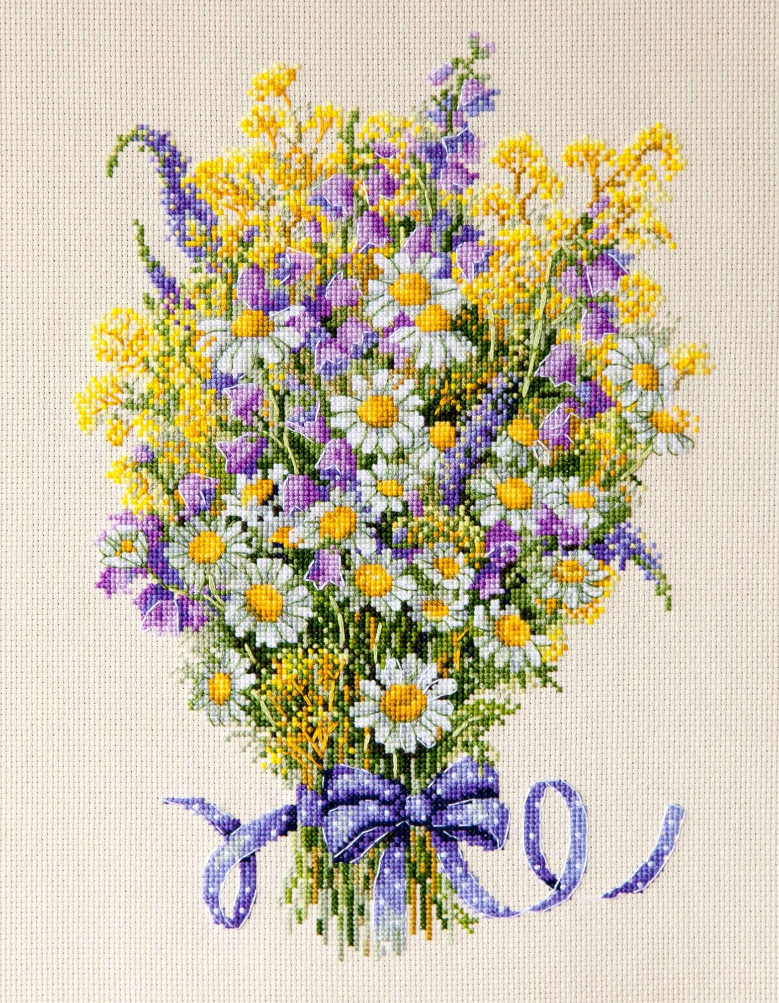 MerejkaCounted Cross Stitch Kit, Cotton, Multicoloured, 21x29 cm