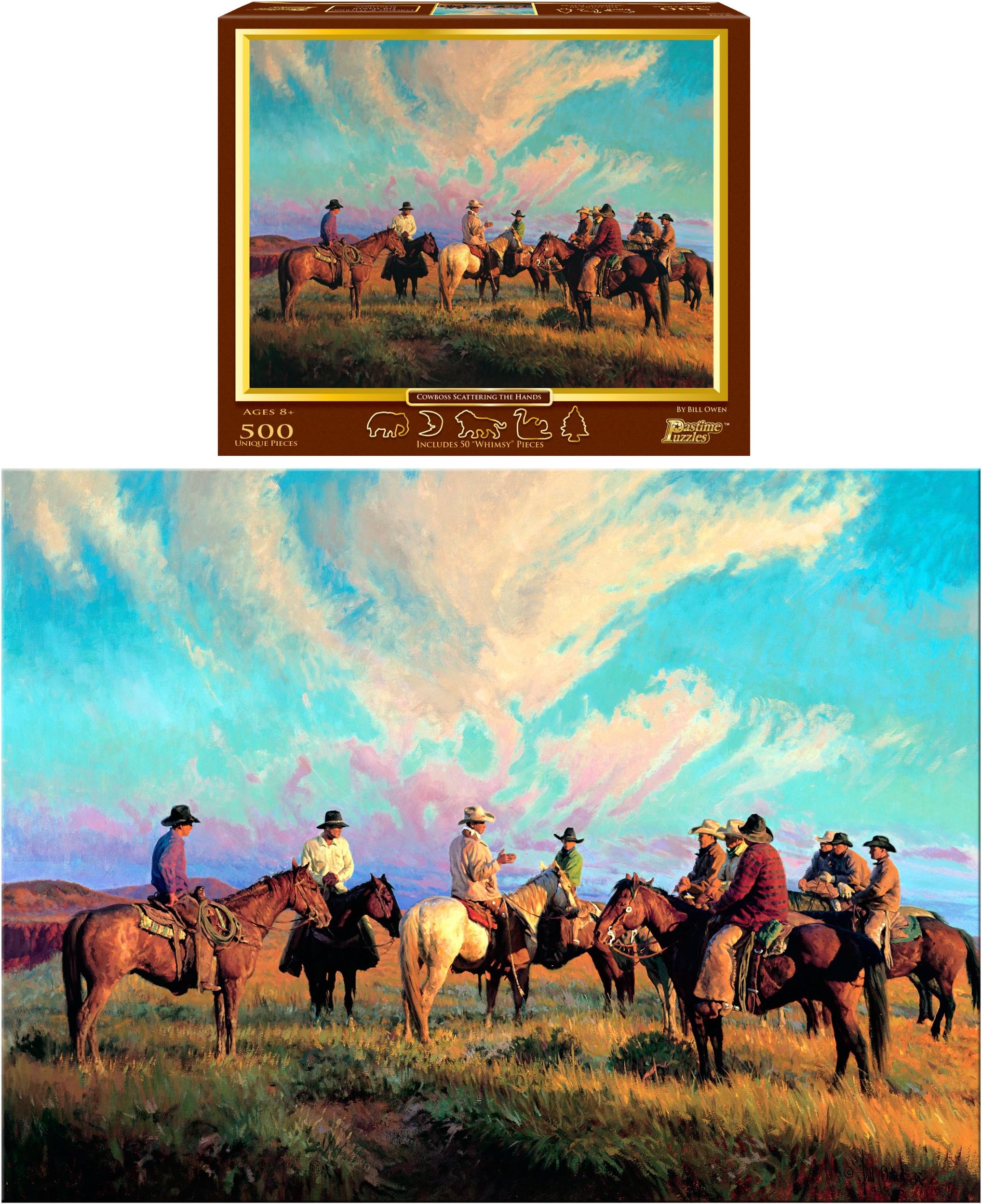 Cowboss Scattering The Hands 500-Piece Puzzle